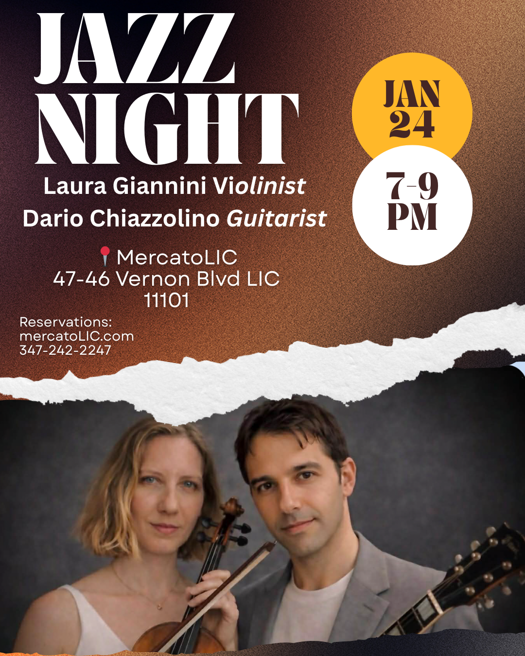 Live Jazz at mercato LIC